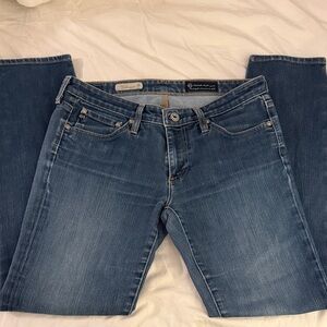 AG Adriano Goldschmied Straight Leg Blue Jeans